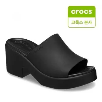 Crocs Сандалии-тапочки Brooklyn Slide Heel 209408 060 blacks/M3W5(220mm)
