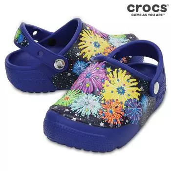 Crocs Сандалии-тапочки Skies Tqj 204490 4o5 Crocsfunlab Lights Fireworks Crbl 115
