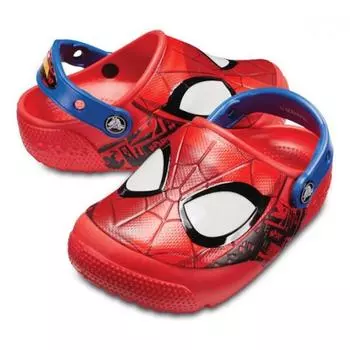 Crocs Сандалии-тапочки SKies Tqj 205018 8c1 Crocs Fl Spiderman Lght Clog K Flame 115
