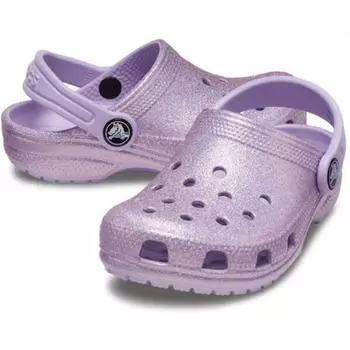 Crocs Сандалии-тапочки Skies Tqj 206992 530 Classic GliTTer Clog T Lav 130