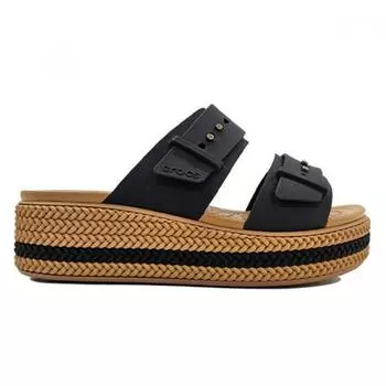 Crocs Сандалии-тапочки Tqj 209978 001 Crocs Brooklyn Woven Buckle Women Sandals 220