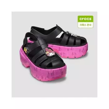 Crocs Сандалии унисекс My Melody Kuromi Stomp 210104 100 100 white/M5W7