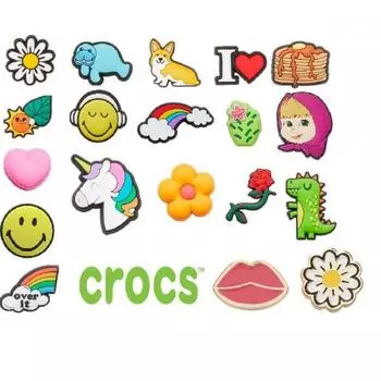 Crocs Season Off Various Gbitz Characters+basic Gbitz butterfly metal