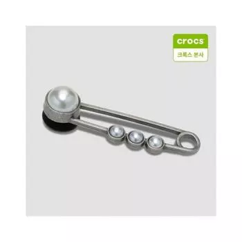 Crocs Серебряная булавка-жемчужина Zibbitz Charm 10013765 shuffle