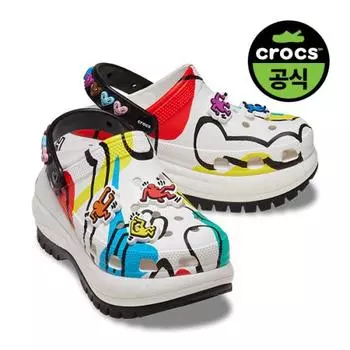 Crocs Shared Haring Mega Crush Clog Bk 24sucl209822 BLACK Z001/M4W6 230