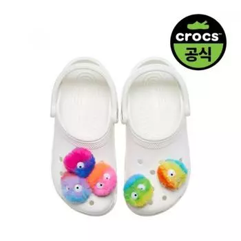 [Crocs Shoes] Crocs Official Gibbitz Fuzzy Puff Characters 5 Pack 25SF10011400