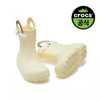 Crocs Shoes Crocs Official Kids Handle It Rainbow Boot Bc 25skbt211117 BUTTERCREAM(Z76O)/C11