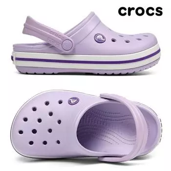 [Crocs Shoes] Детские Взрослые Croc Band Clog K Лавандово-Фиолетовый 207006 5p8 250