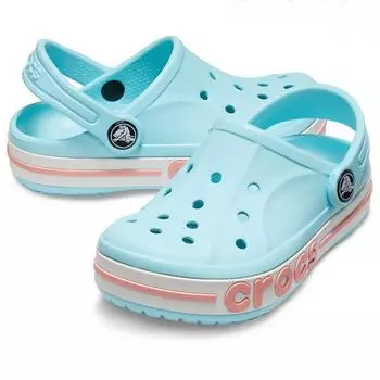 Crocs Ski S Slipper Sandals Tqj 205100 4o9 CrocS kids SandalS Bayaband Clog kidsS Iblu 115