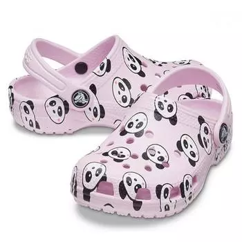 Crocs SKies Slipper Sandals Tqj 206999 6gd Classic Panda Print Clog K blrnapinK 130