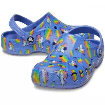 Crocs SKies Slipper Sandals Tqj 207657 4rv Baya Printed Clog K Lps Mlti 200