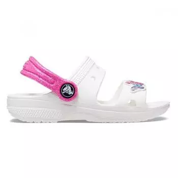 Crocs Skies Slipper Sandals Tqj 207803 100 Classic Emblazed Sandals Toddler Kids 140