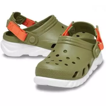 Crocs SKies Slipper Sandals Tqj 208774 3ua Duet Max Ii Clog K Aloe 240