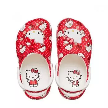 Crocs Skies Slipper Sandals Tqj 210577 90h Sanrio Characters Red Classic Clog Toddler 140