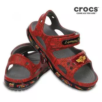 Crocs SKies тапочки сандалии Tqj 204735 8c1 Crocband Ii Lightningmcqueen сандалии K Flame 115