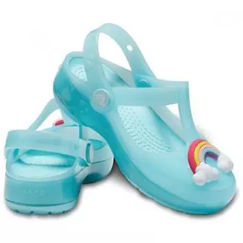 Crocs SKies тапочки сандалии Tqj 205534 4o9 Crocs Isabella Charm Clog K Iblu 115