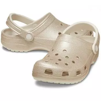 Crocs Slipper Sandals Tqj 205942 9ac Classic Glitter Clog Chpg 240