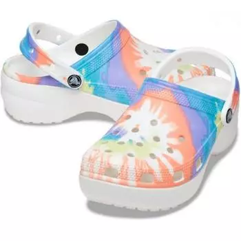 Crocs Slipper Sandals Tqj 207151 4kt Classicplatformtiedyegraphclgw Oxgn Mlti 220