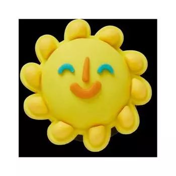 Crocs Smiley Sun Jibbitz 10014764 shuffle/one sizefree