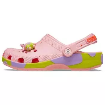 Crocs SpongeBob SquarePants x Classic Clog Кроссовки унисекс Патрик Стар Розовый Зеленый 209479-737 36-37