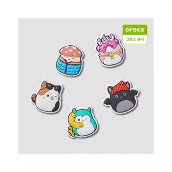Crocs Набор из 5 подвесок-фигурок Squishmallow Gibbitz 10013604 onefree