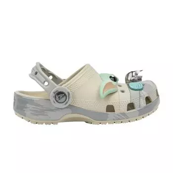 Crocs Star Wars x Classic Clog Kids Grogu Kids Кроссовки Cream Bone 209494-2Y2 30