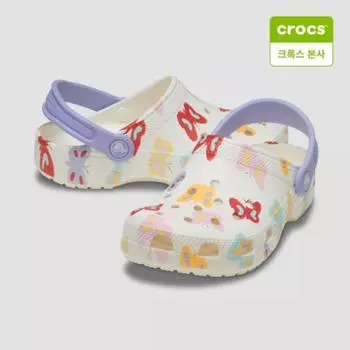 Crocs Starfield Suwon Classic Butterfly Graphic Clog Toddler 211263 0wv C5(120mm)