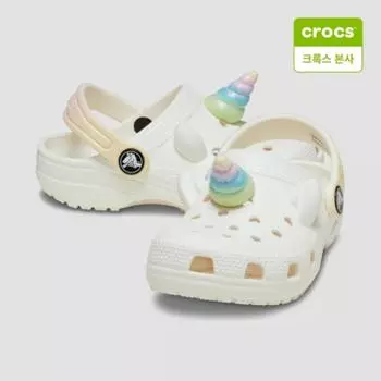 Crocs StarfIeld Suwon ClassIc I Am raInbow unIcorn Clog Toddler 209701 0wv C5(120mm)