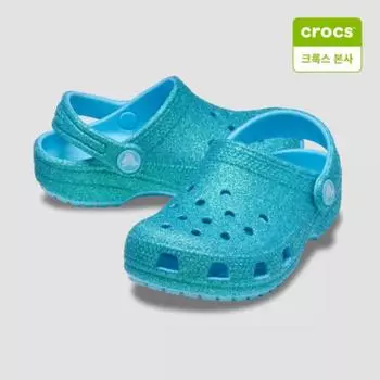Crocs Starfield Suwon Classic Iridescent Glitter Clog Kids 210986 4wd C11(175mm)
