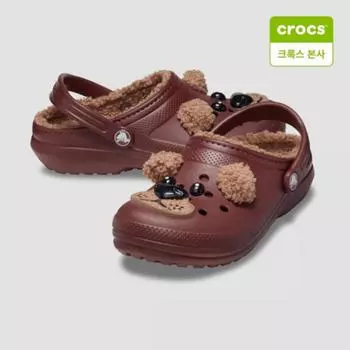 Crocs StarfIeld Suwon ClassIc LIned I Am Brown Bear Clog Toddler 210019 2fl C6(130mm)