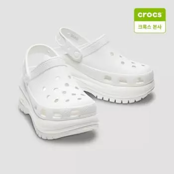 Crocs Starfield Suwon Mega Crush Clog White 207988 100 M7W9(260mm)