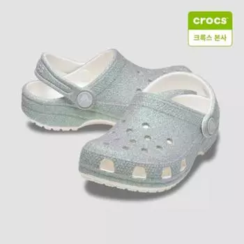 Crocs Starfield Suwon Toddler Classic Toddler Iridescent Glitter Clog 210985 100 C5(120mm)