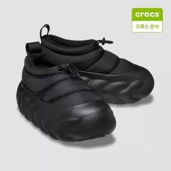 Crocs Starfield Suwon Unisex Overpuff Shorty Black 210668 060 M5W7(240mm)