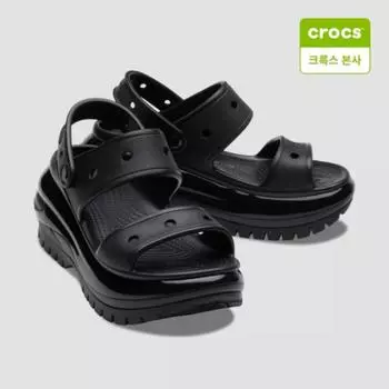 CrocS Starfield Suwon Women S Mega cruSh SandalS Black 207989 001 M5W7(240mm)