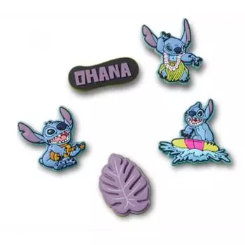 Crocs Stitch Gibbits Set Of 5 10012920 FREE