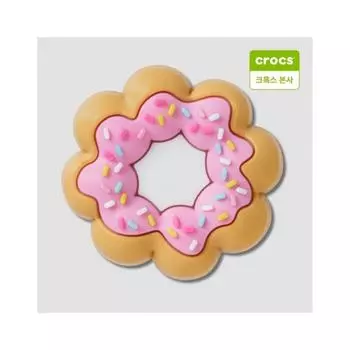 Crocs Strawberry Drizzle Donut Jebitz Charm 10013753 onefree