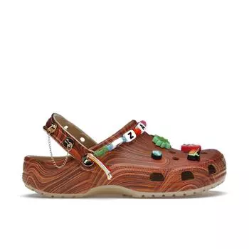 Crocs SZA x Classic Clog Женские Кроссовки Woodgrain Коричневые 207390-90H 36-37