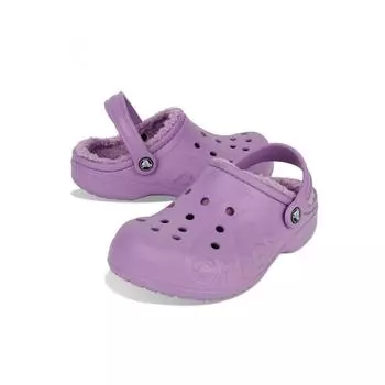 Crocs Тапочки Crocs Baya Lined Clogs для взрослых с мехом Orchid 205969 5q5 2059695Q5240mm(M5W7)