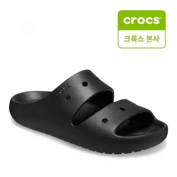 Crocs Тапочки-сандалии Classic 2.0 черного цвета 209403 001 blacks/M6W8(250mm)