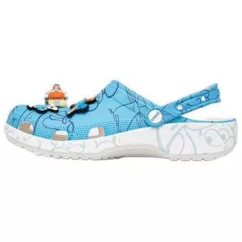 Crocs The Smurfs x Classic Clog Allover Print Unisex Sneakers Blue White 210820-90H 36-37