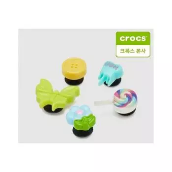 Crocs Uhg Acrylic 5 Piece Set Gbitz 10010200 shuffle/one sizefree