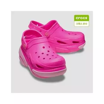 Crocs Unisex Bubble Crush Clog 210061 6tw 6TW pink crush/M4W6