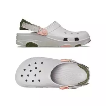 Crocs Сабо унисекс классические всесезонные Atmosphere светло-серые 206340 1fs
