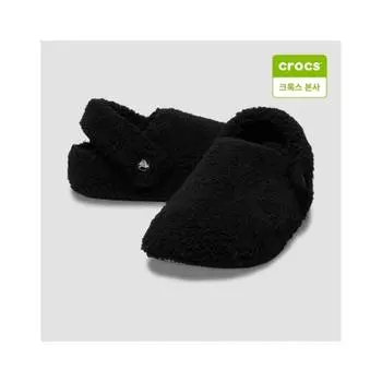 Crocs Уютные классические тапочки унисекс 209386 001 001 black/M10W12