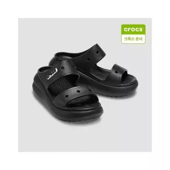 Crocs Unisex Classic Crush Sandals Black 207670 001 001 black/M4W6