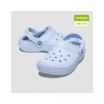 Crocs Unisex Classic Lined Clogs 203591 4ns 4NS blue calcite/M11