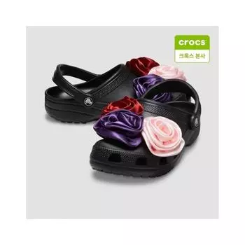 Crocs Unisex Classic Rosette Clog 210388 001 001 black/M4W6