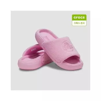 Crocs Unisex Classic Towel Slide 209962 6wy 6WY pink tweed/M3W5