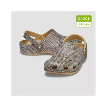 Crocs Unisex Classic Tweed Clogs 210403 209 209 wit/M4W6