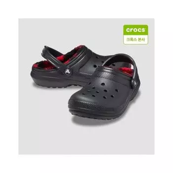 Crocs Унисекс Классические Сабо с подкладкой Buff Check 210738 001 001 black/M7W9